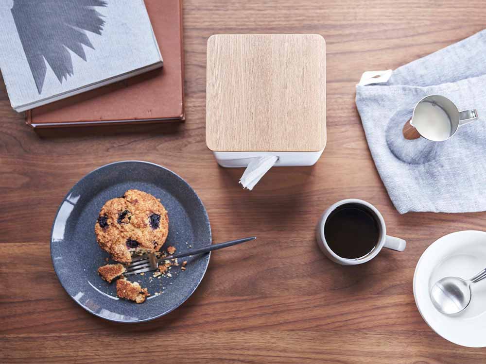 YAMAZAKI/RINのティッシュ・トイレットペーパーケース