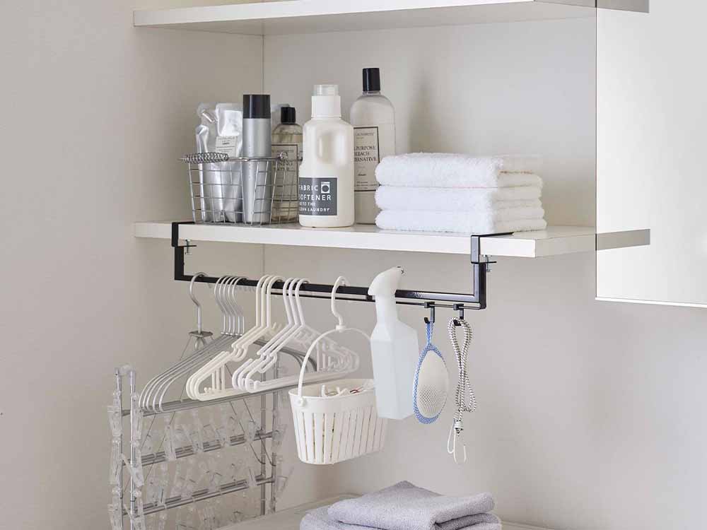 タワーのスチール製伸縮棚下収納ハンガー