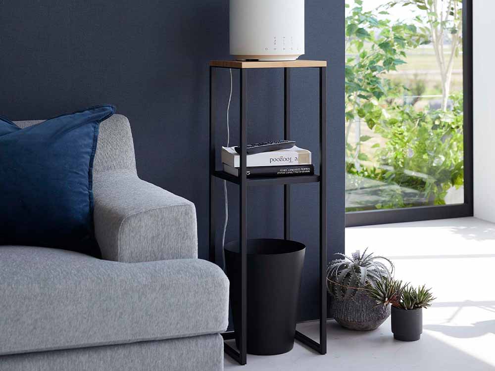 towerブランドのスチールと竹製加湿器スタンド