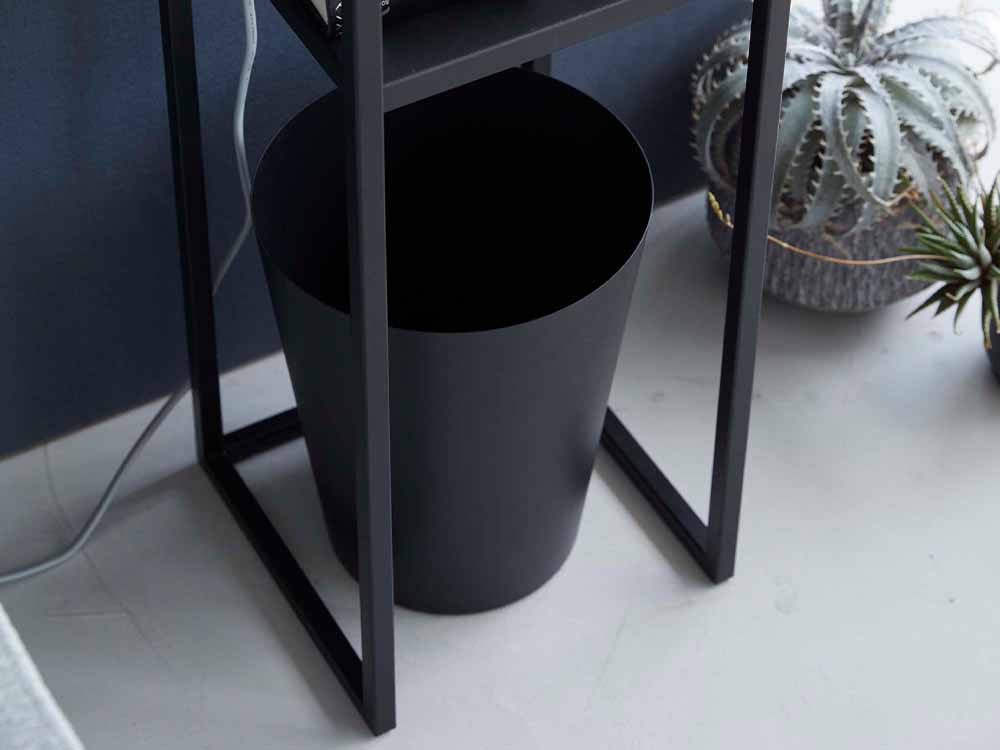 ヤマザキタワーのスチールと竹製加湿器スタンド