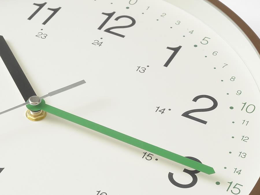 BRUNOイージータイムクロックのアナログ本体