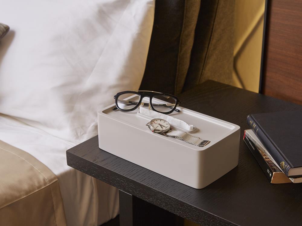 ideacoブランドのマット仕上げティッシュケース