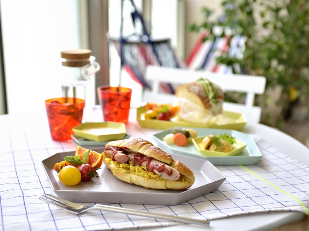 イデアコのシマモリプレート、Mサイズ