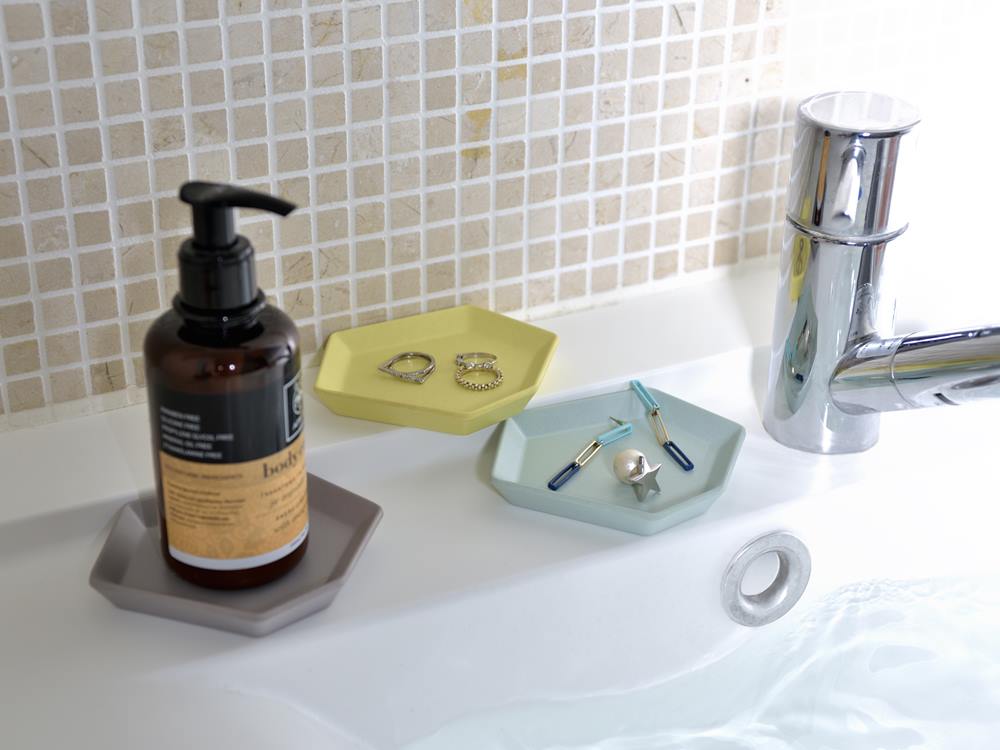 ideacoシマモリプレート、竹とメラミン製