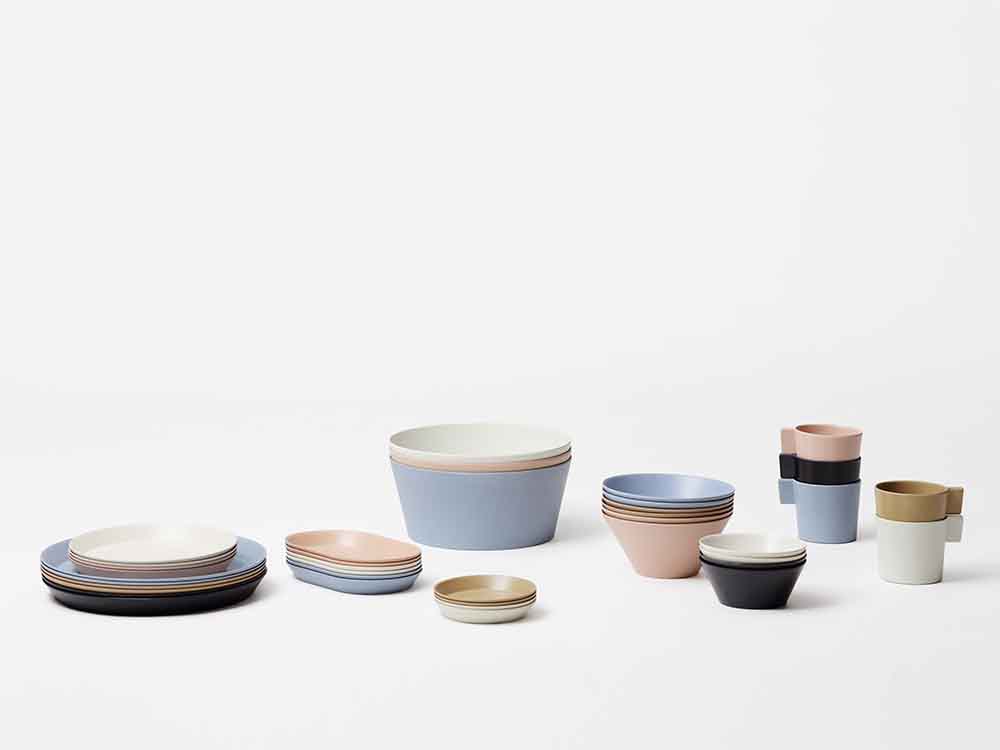 ideacoブランドの【usumono】バンブーサラダボウル