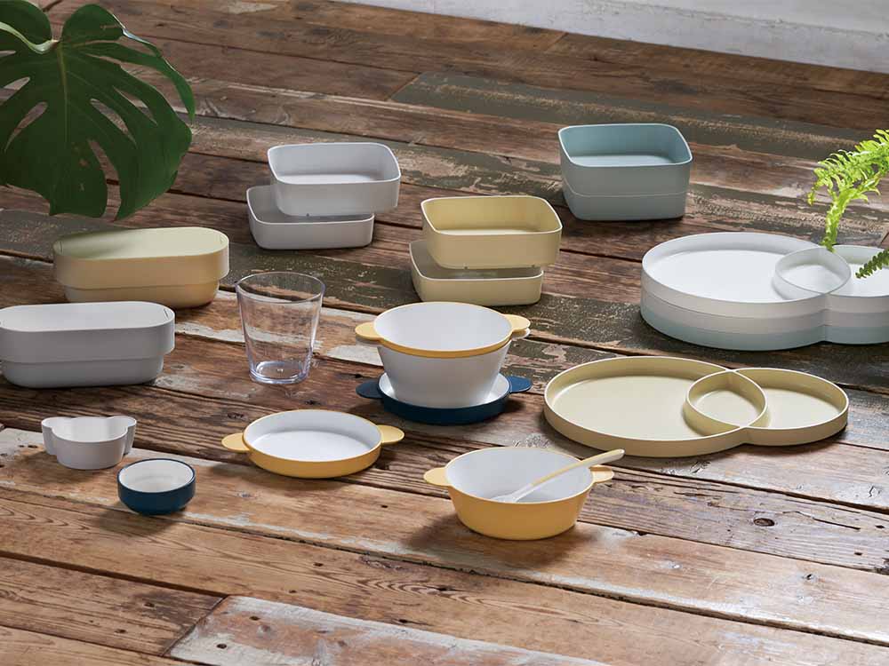 色・サイズ違いの【tak./タック】フルーツナッツ容器