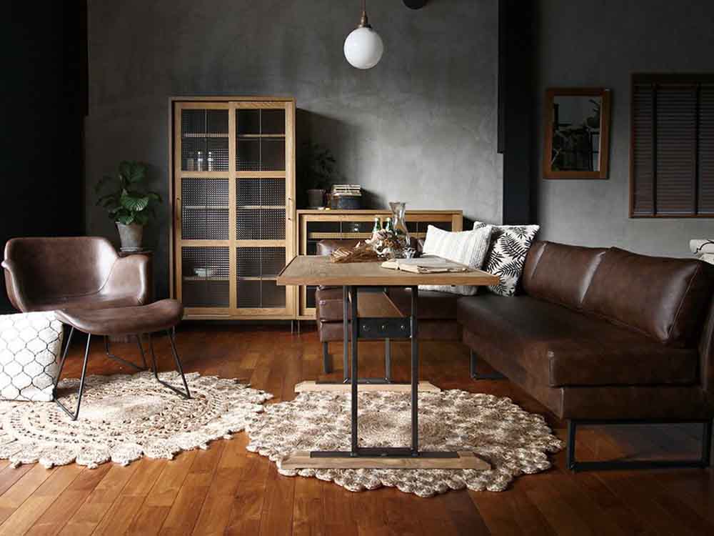 ライトブラウンのアデペシュ パニッシュ オットマン