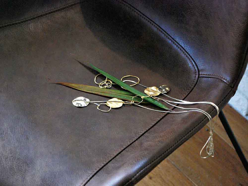 ライトブラウンのa.depeche PUNISHウィングチェア