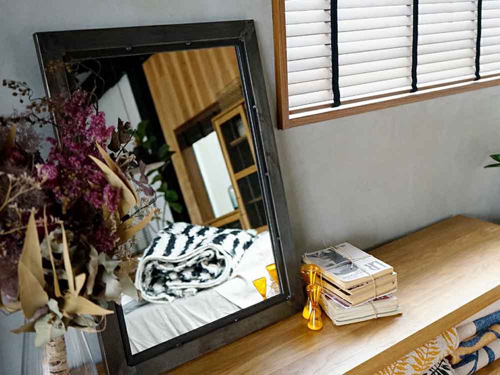 アデペシュsocphミラー、焼き付け塗装のスチール製