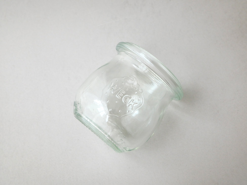 WECK（ウェック）のミニチューリップ40mlソーダ石灰ガラス瓶