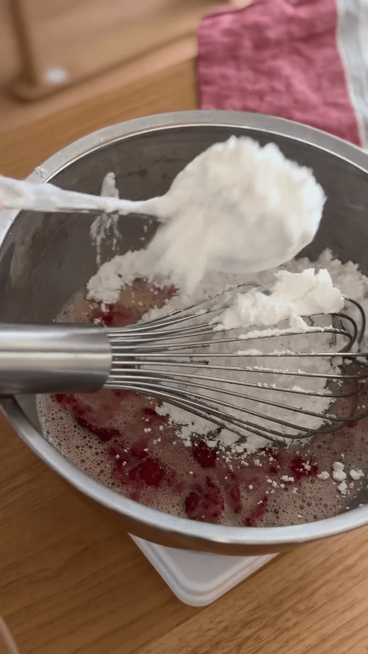 きっと止まらなくな～る😋いちご米粉パウンド🍓💕の作り方2の画像