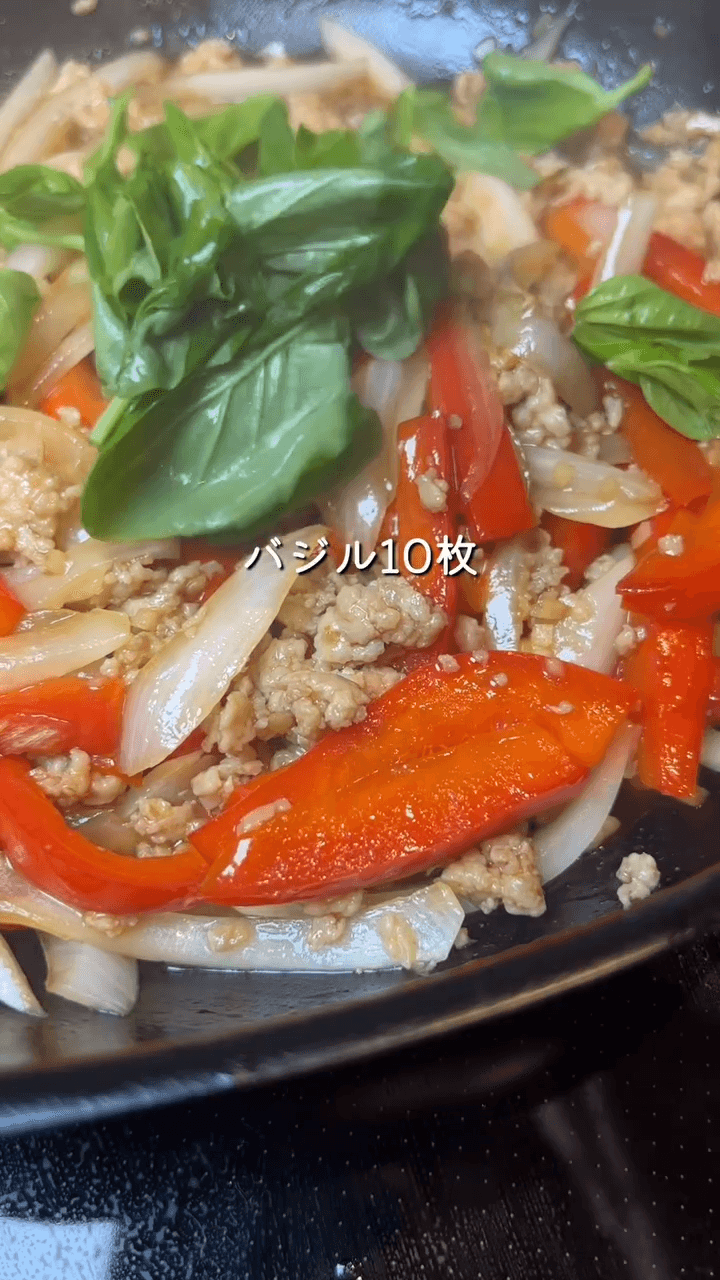 おうちでタイ旅♪本格ジューシーガパオライスの作り方6の画像