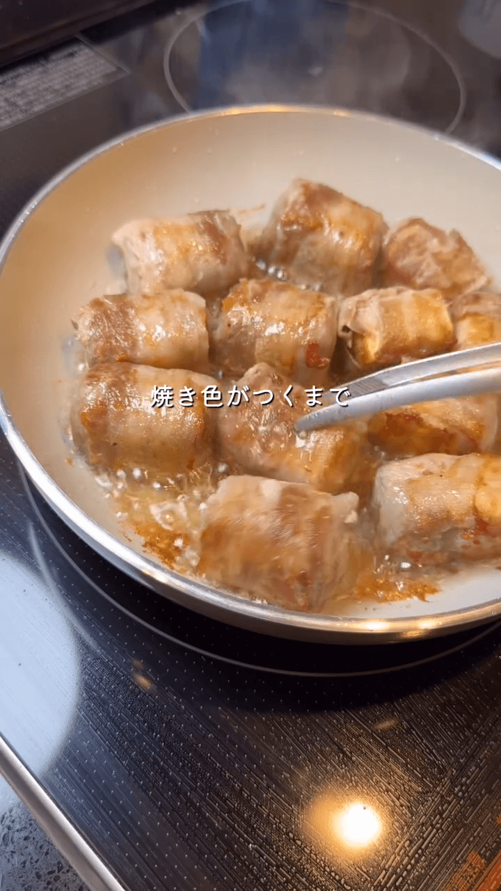 一瞬でなくなる😋厚揚げ豚巻きの作り方4の画像