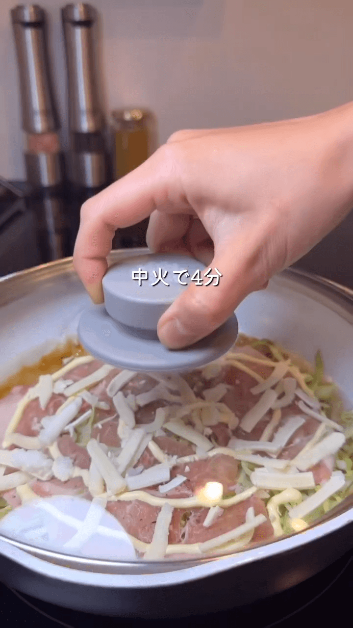 ライスペーパーで簡単！新感覚お好み焼きピザの作り方4の画像