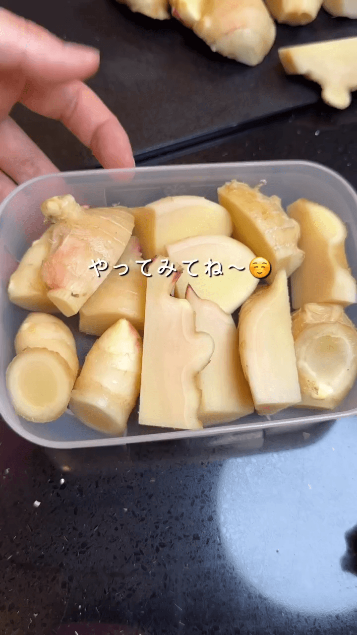 これで生姜チューブ卒業！🎓✨新生姜の手仕事の作り方2の画像