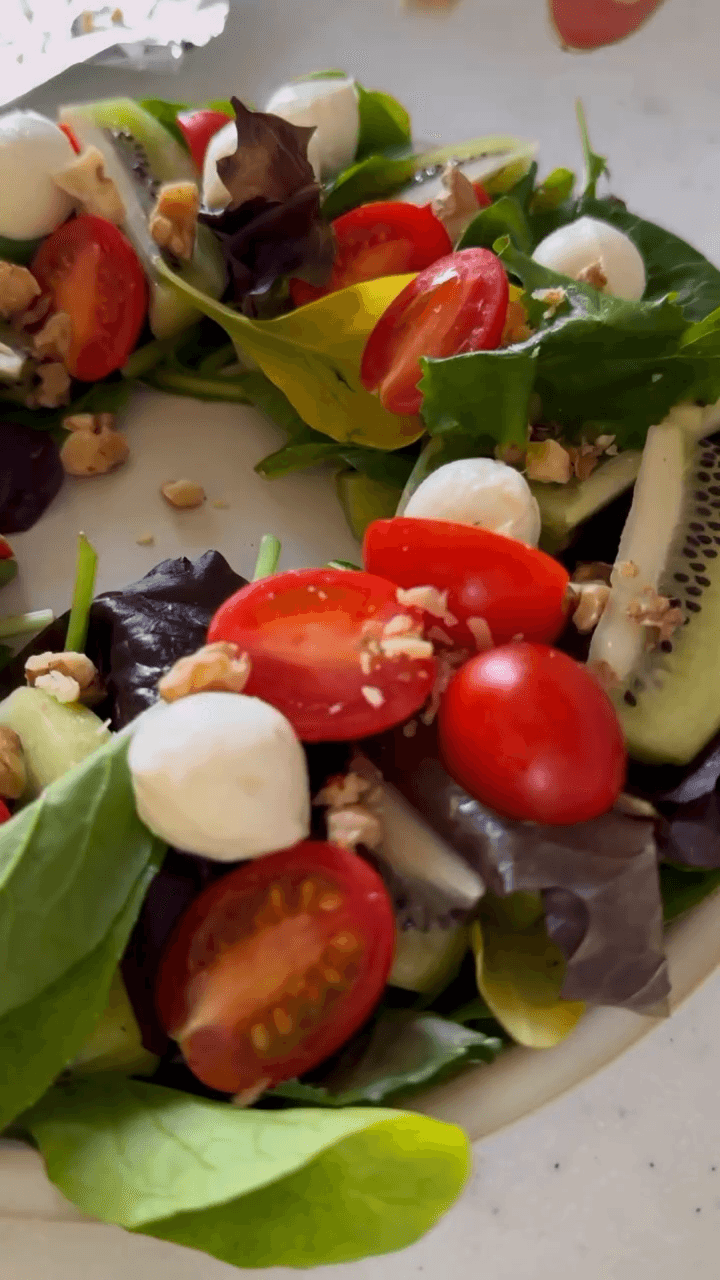 5分で完成♡ 腸活×美肌のクリスマスリースサラダの作り方4の画像