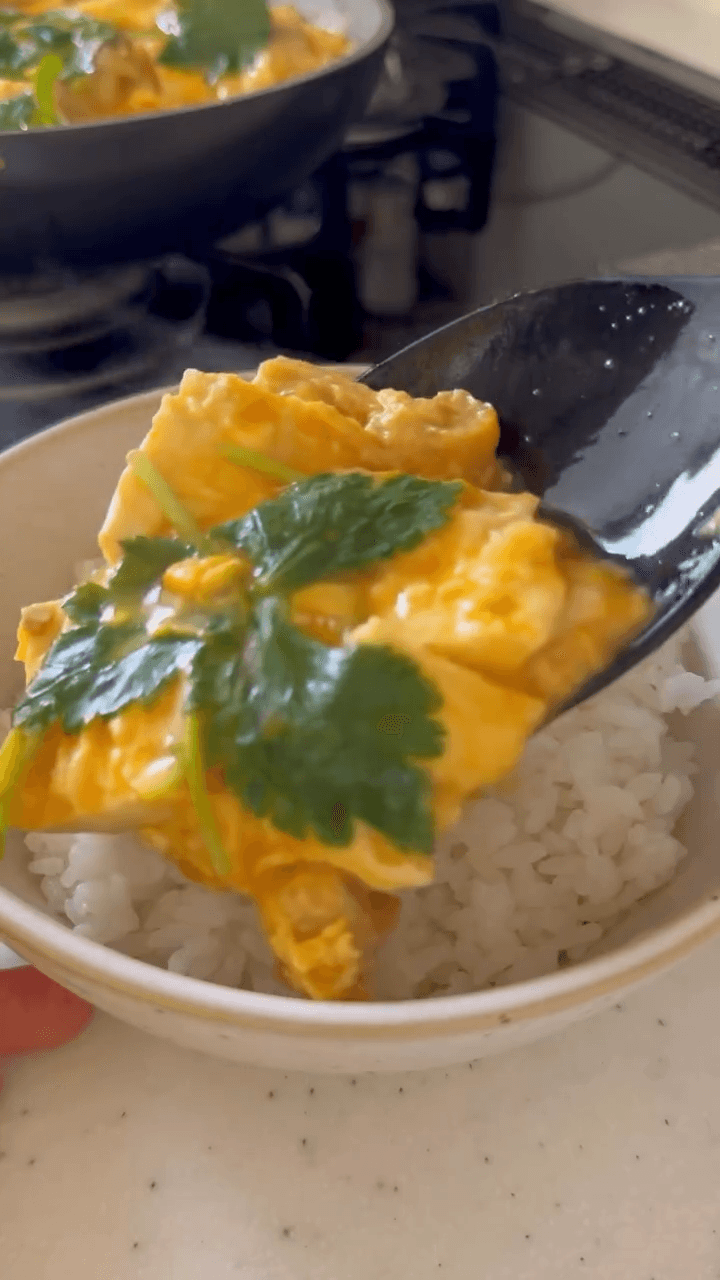 ぷるぷる豆腐の味噌親子丼の作り方5の画像