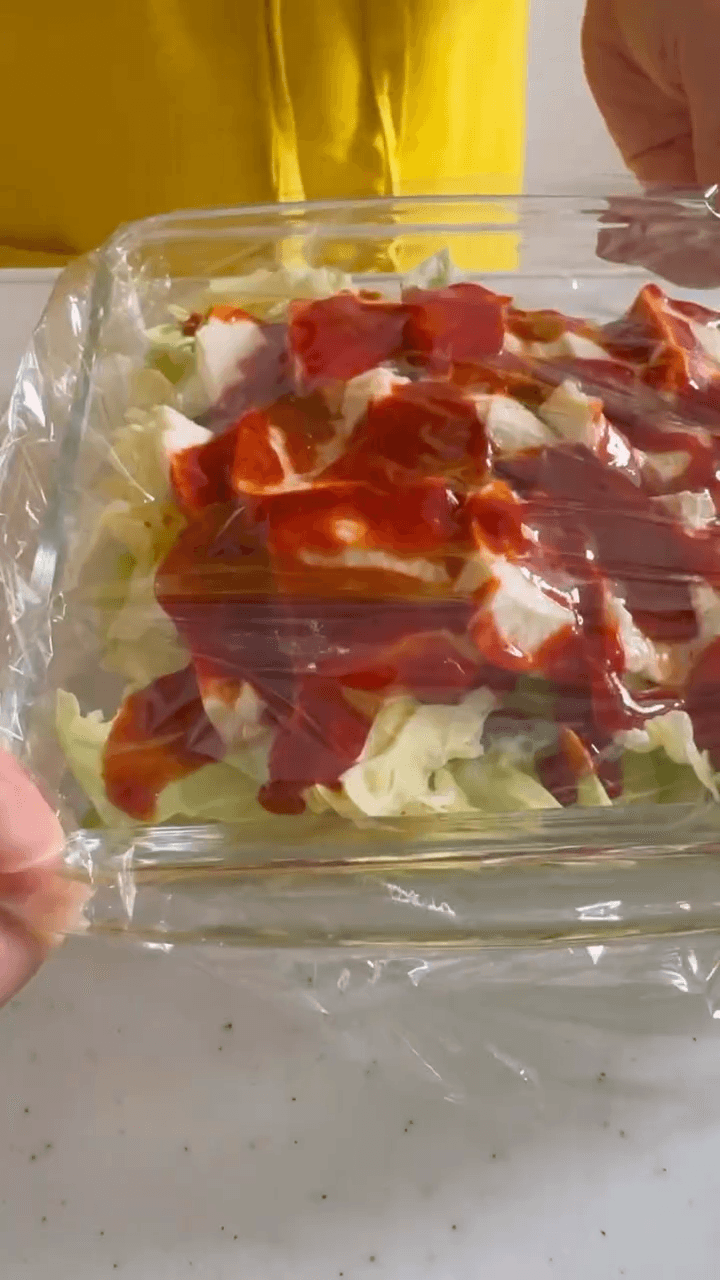 人気韓国料理💛豆腐とキャベツのチーズタッカルビ風の作り方3の画像