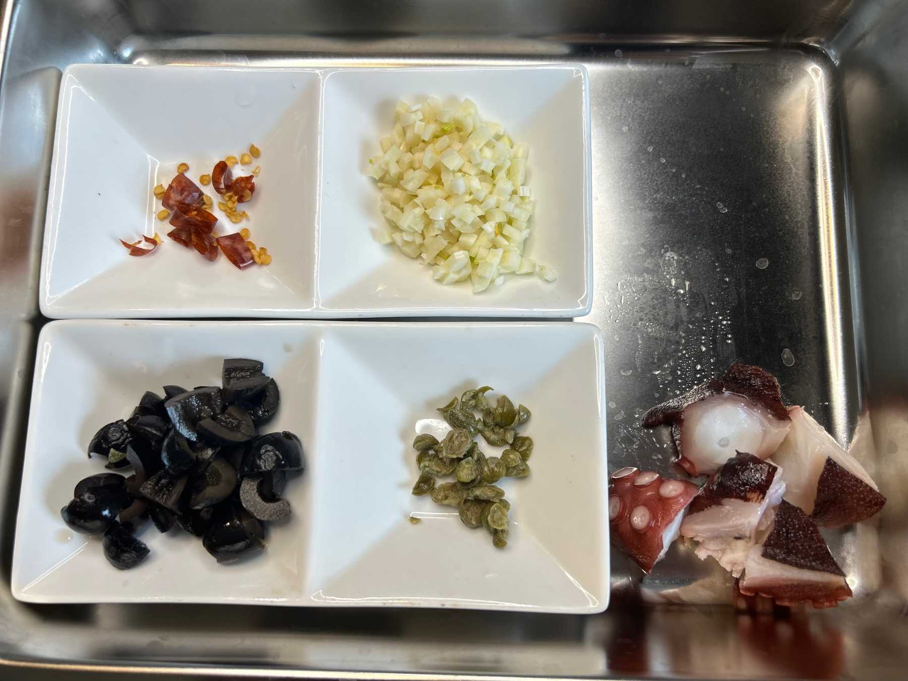 タコのプッタネスカの作り方1の画像