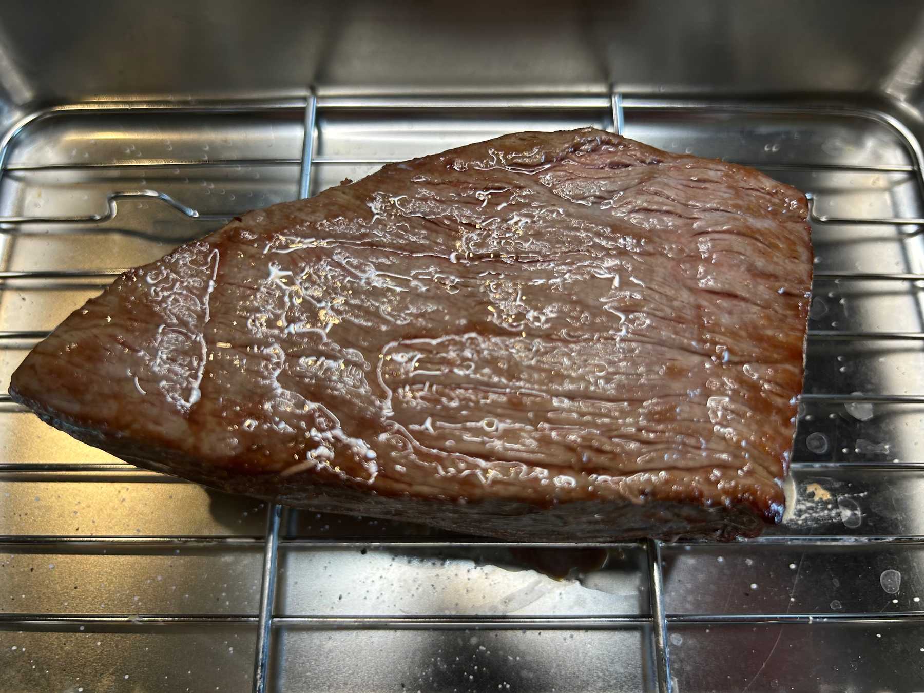 牛モモ肉のロースト　にんじんのアグロドルチェ　ソースロベール　サルサヴェルデの作り方13の画像