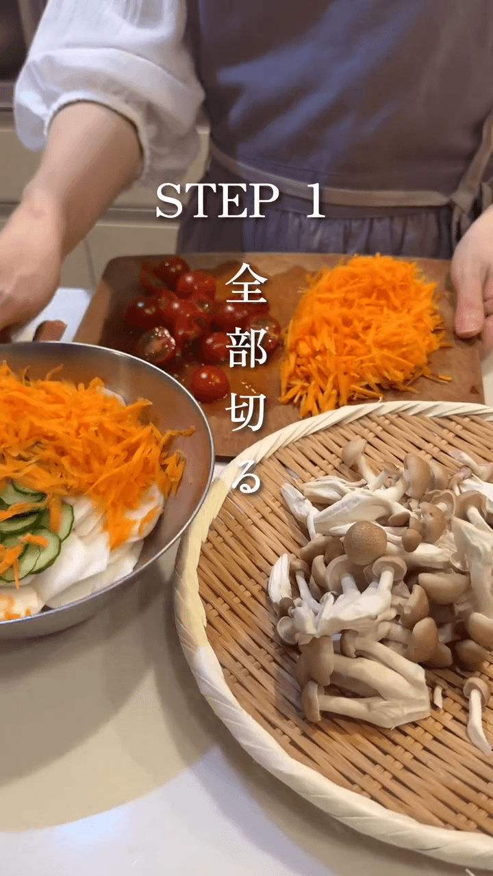 20分で3品ごはん♪めかじきのバターソテー＆卵スープ＆生野菜の中華あえの作り方1の画像